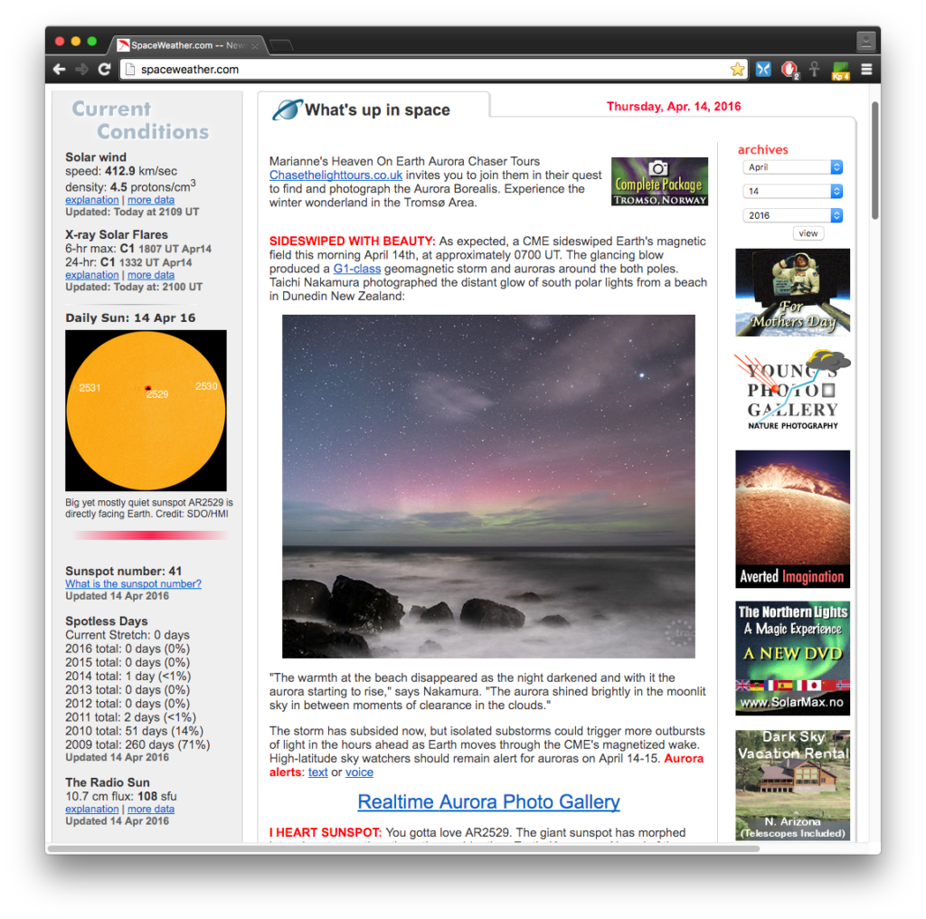 Aurora 14 April 2016